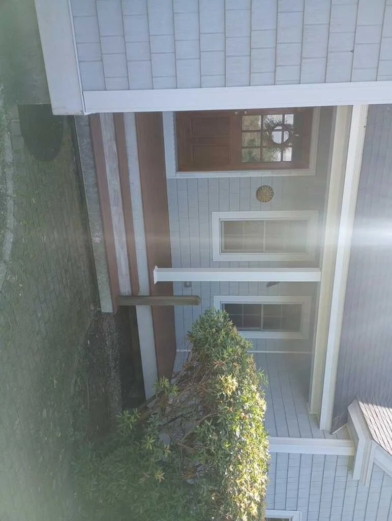 Porch repair in progress